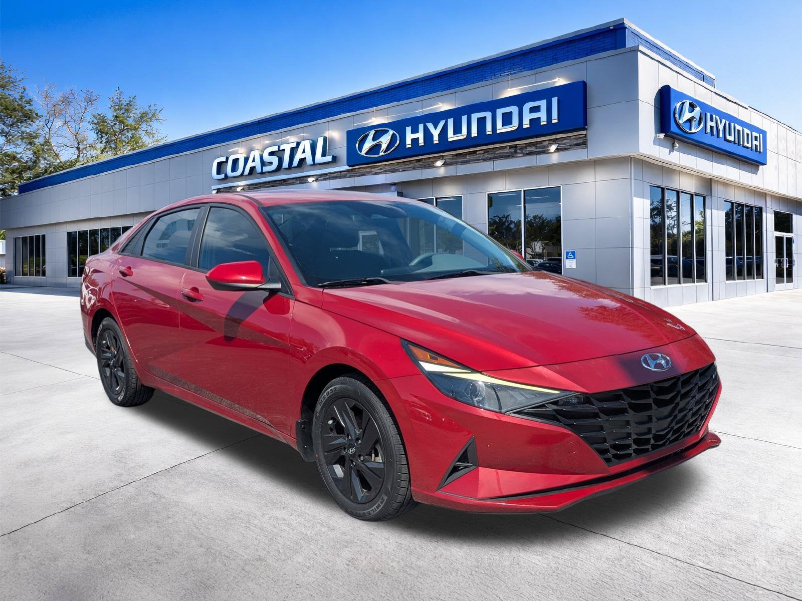 2021 Hyundai ELANTRA HYBRID Blue