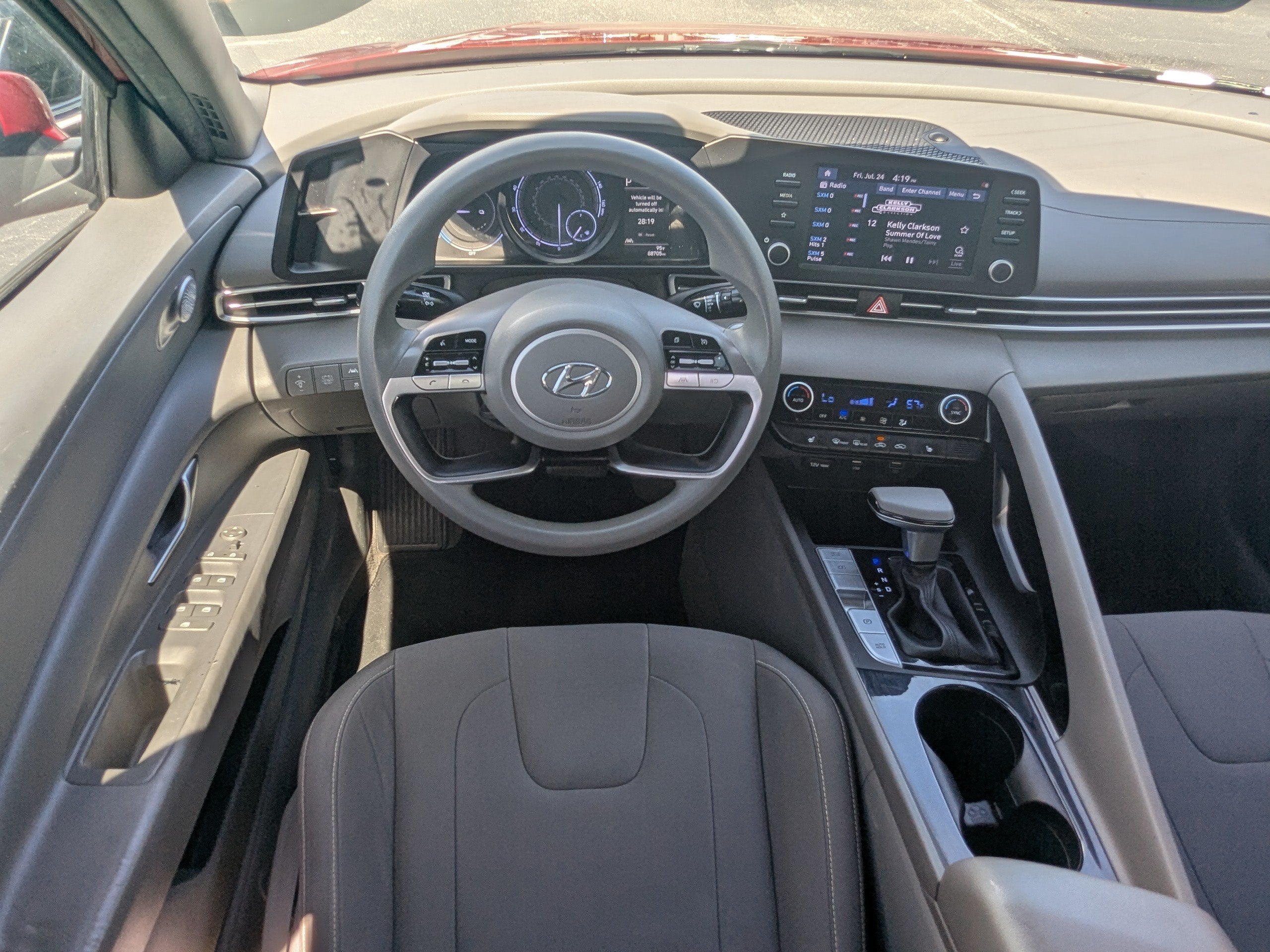 2021 Hyundai ELANTRA HYBRID Blue