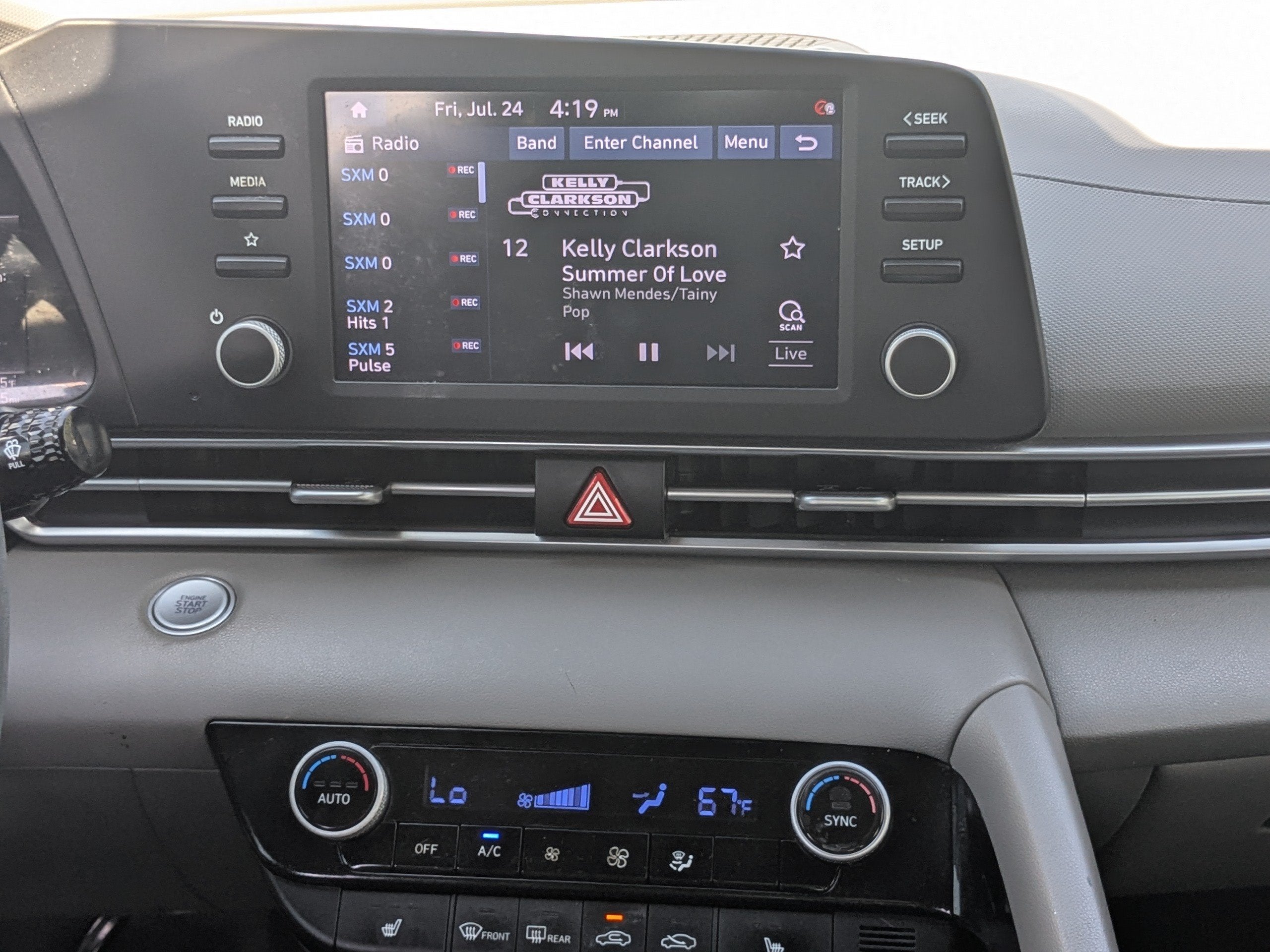 2021 Hyundai ELANTRA HYBRID Blue