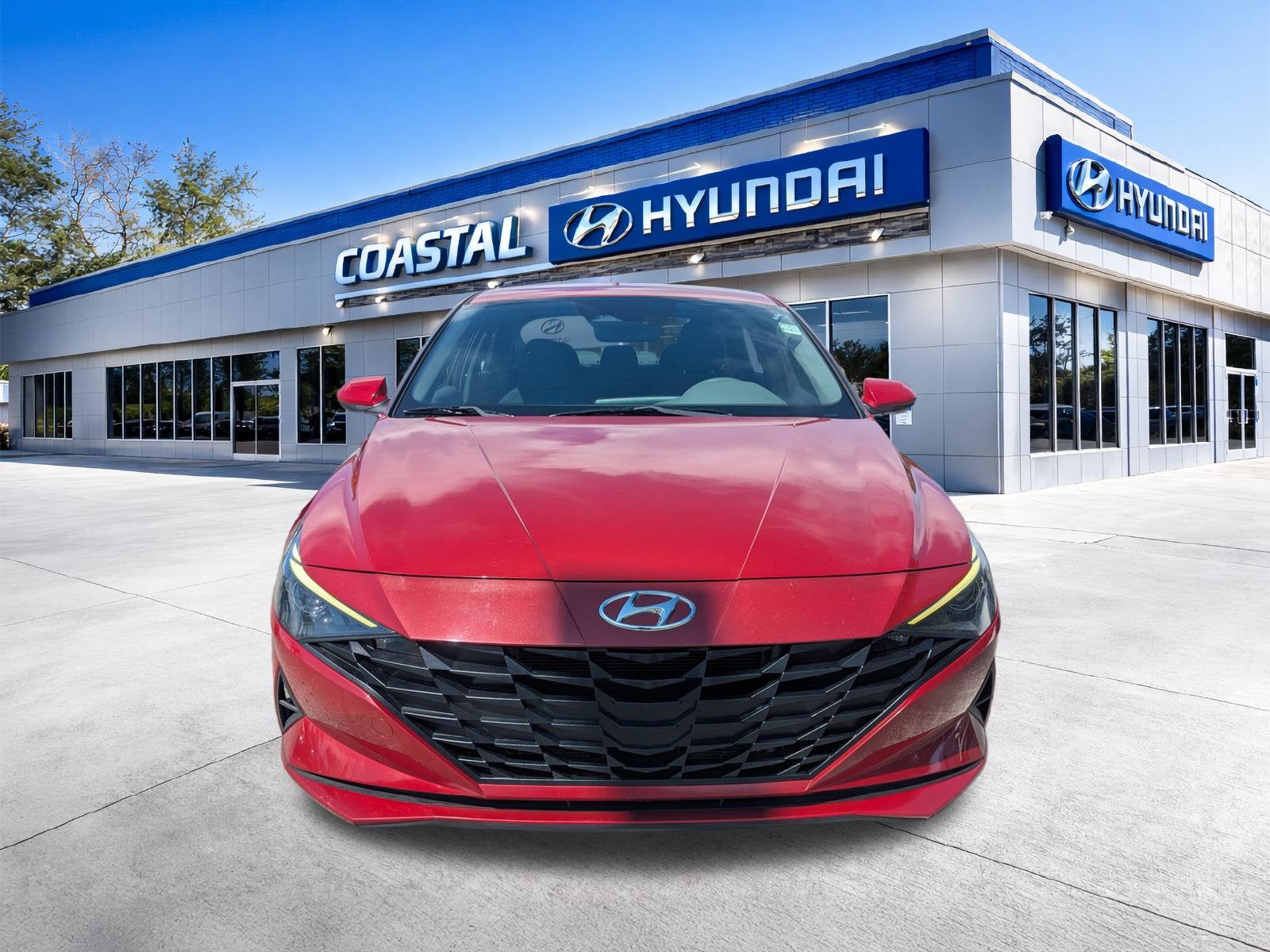 2021 Hyundai ELANTRA HYBRID Blue