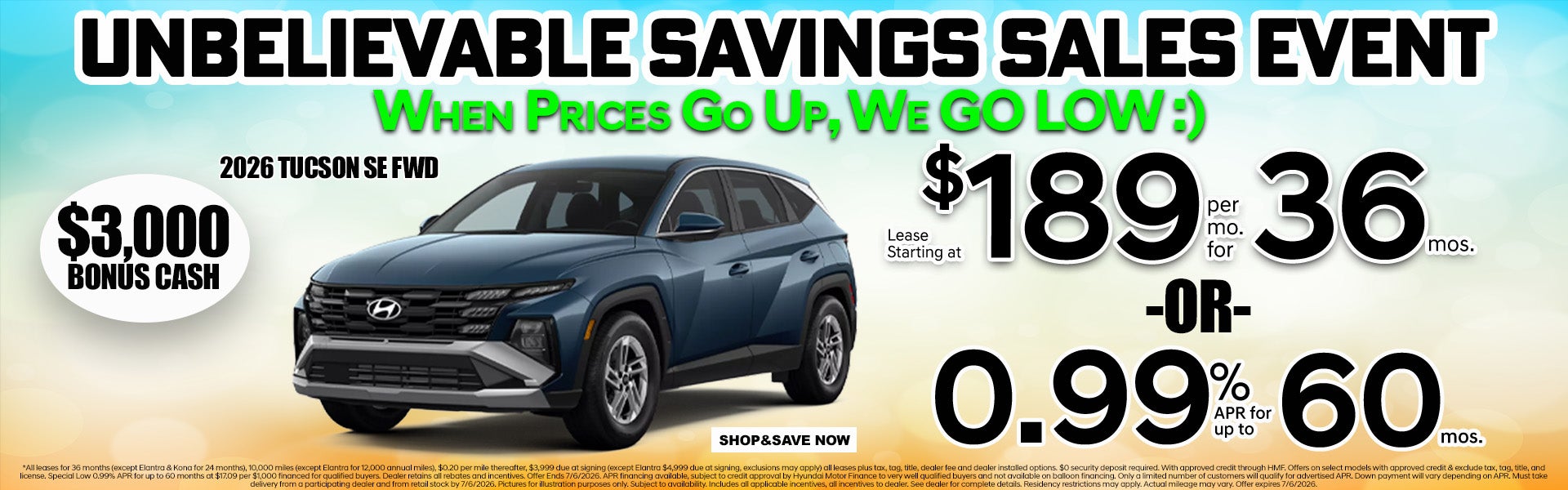 TUCSON Lease